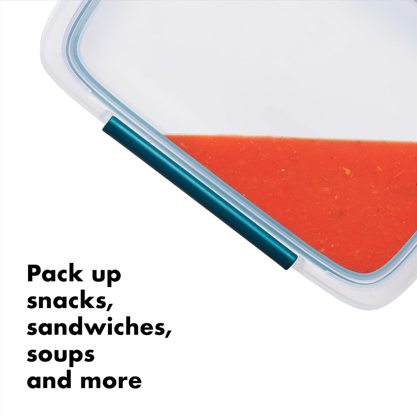 OXO Good Grips Prep & Go Snack & Dip Container, Snack Fuss-Free on the Move, Leakproof Reusable Small Meal Food Storage and Lid, Food Containers with Lids, Snack Organizer, 1.6 Cups/0.4 L