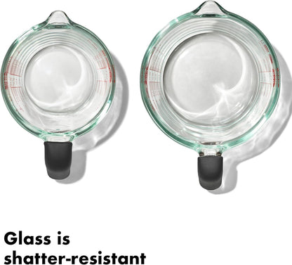 OXO Good Grips 2-Cup and 4-Cup Glass Measuring Cup Set