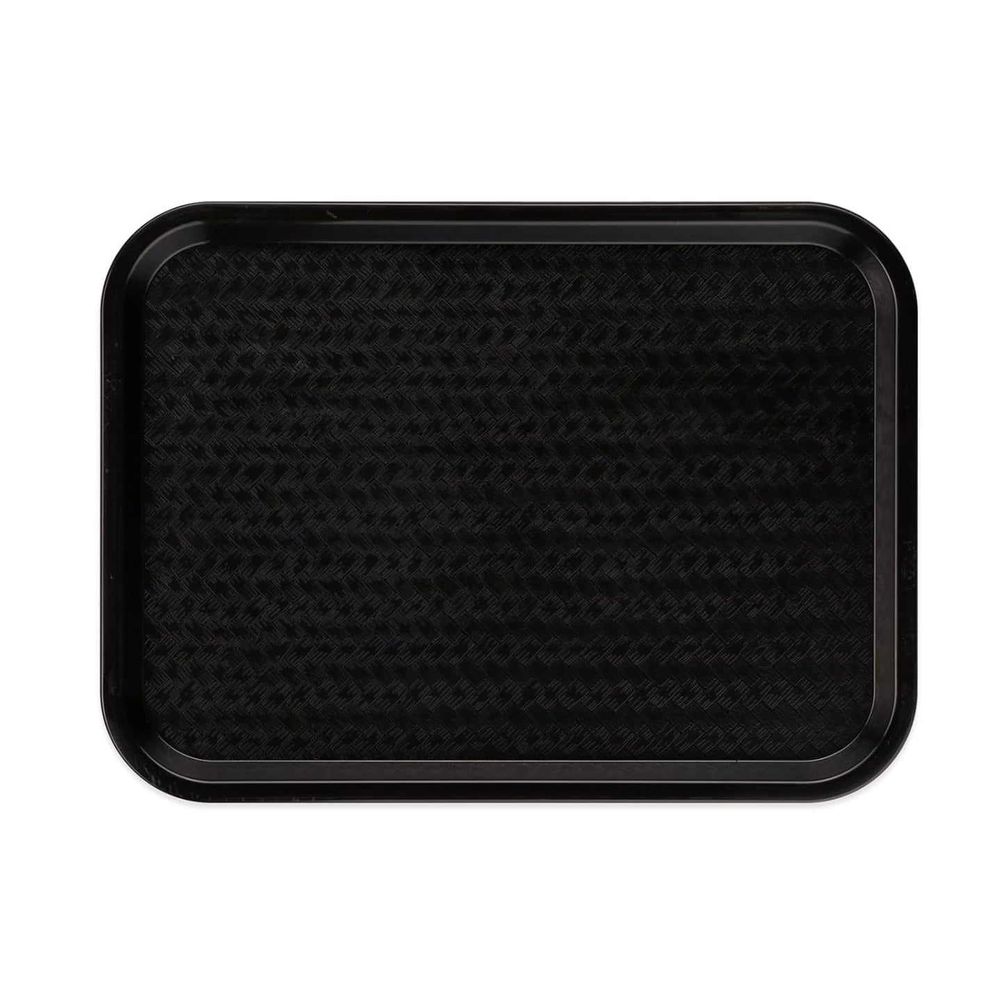 Carlisle FoodService Products CT101403 Cafe Standard Plastic Cafeteria/Fast Food Tray, NSF Certified, BPA Free, 14" Length x 10" Width, Black