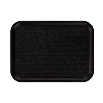 Carlisle FoodService Products CT101403 Cafe Standard Plastic Cafeteria/Fast Food Tray, NSF Certified, BPA Free, 14" Length x 10" Width, Black