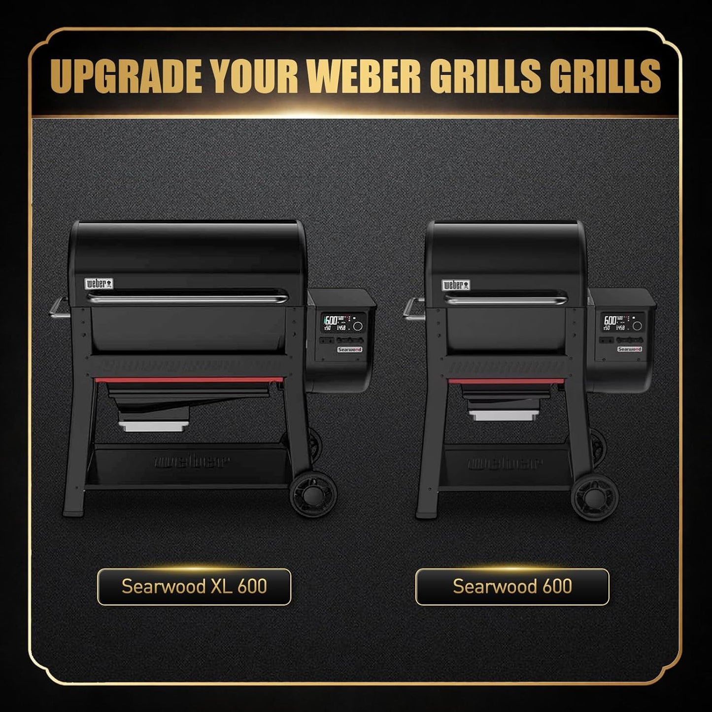 QuliMetal Folding Front Shelf for Traeger Pro 34, Texas Elite 34, Century 885 and Eastwood 34, 37" x 12" Heavy-Duty Grill Prep Table with Cutting Board, Stainless Steel Basin, Lid and 5 Hooks