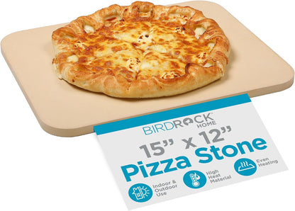 BIRDROCK HOME Pizza Stone for Oven and Grill, 16”