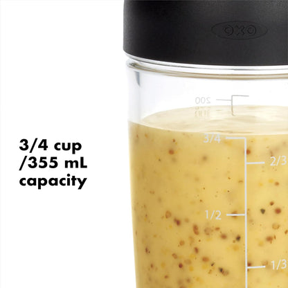 OXO Good Grips Large Salad Spinner + Little Salad Dressing Shaker Bundle