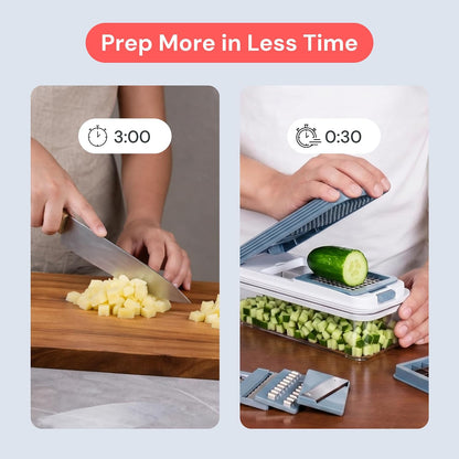 Fullstar Essential Vegetable Chopper & Mandoline Slicer 8-in-1 Kitchen Tool