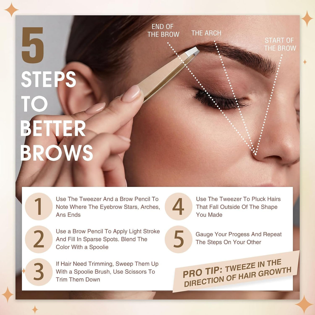 Mudder 12 Pcs Eyebrow Tweezers Set for Facial Hair Stainless Steel Slanted Tip Tweezers in Bulk for Men and Women(Silver)