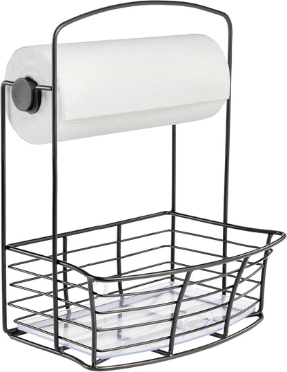 Polder Countertop Storage Bin with Shelf