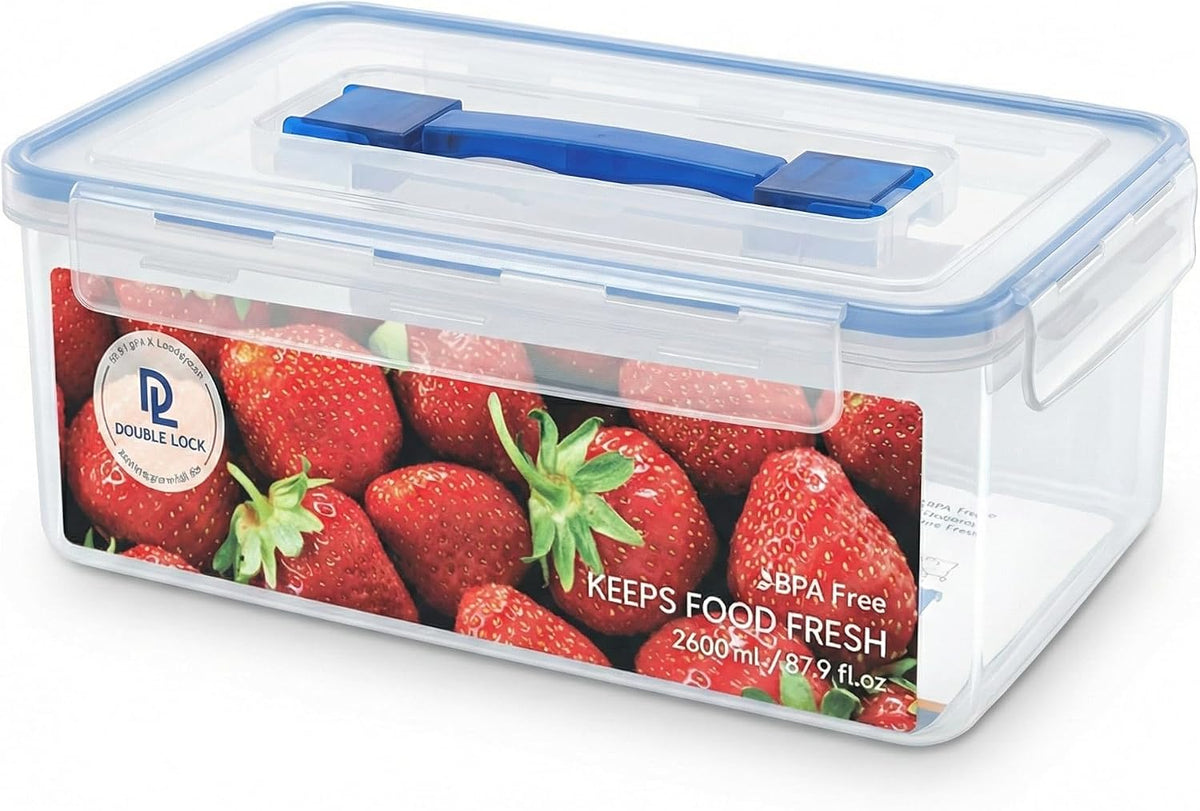 Tribello Extra Large Food Storage Container with Lid Airtight Lid with Handle (Extra Large - 400 OZ)