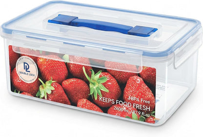 Tribello Extra Large Food Storage Container with Lid Airtight Lid with Handle (Extra Large - 400 OZ)