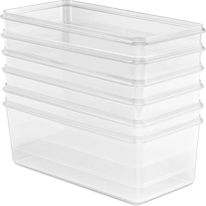 Sorbus Food Storage Containers - Pack of 8 - Air Tight, Four-Way Snap Lids Keeps Food Fresh - Store Cereal, Pasta, Flour, Nuts, Candy - Durable Plastic Kitchen Pantry Bins