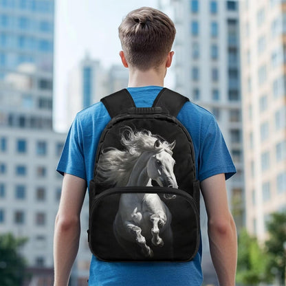 Highland Cow Backpack with Lunch Box Set for Kids Sunflower School Backpack for Girls Boys Back to School Bag Student Travel Backpacks Reusable Utensils Pen Case Water Bottle Bag 5PCS