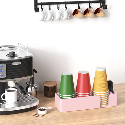 Coffee Cup Holder for Countertop - Clear Acrylic Coffee Bar Accessories Cup Organizer Station Organizer Farmhouse Table Décor