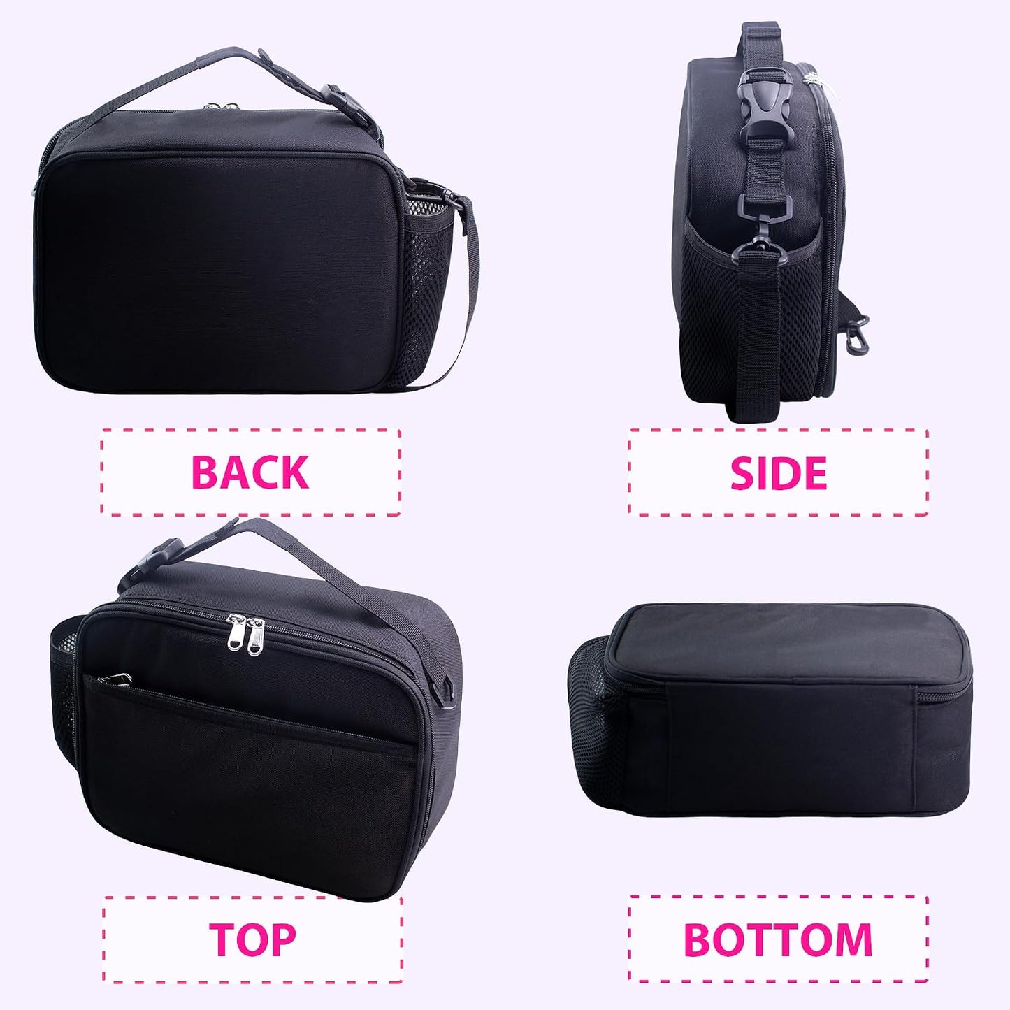 RLGPBON Kids Lunch Bag,Insulated Lunch Box for Girls,Lunch Bag Toddler Teen,School Daycare Cute Travel bags