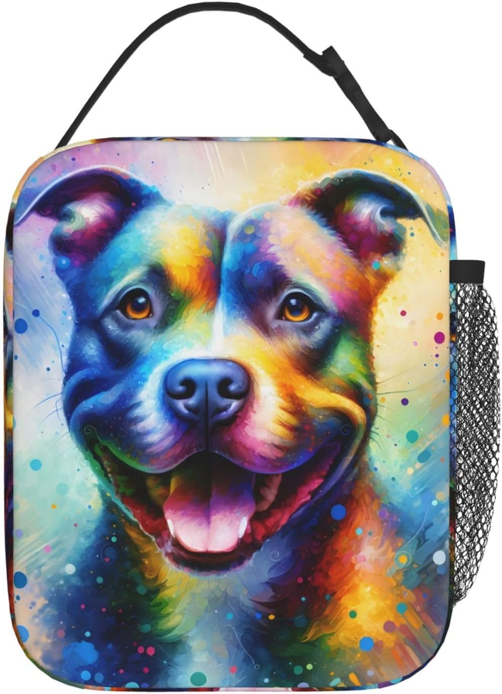 Reusable Sea Otter and Water Lily Lunch Box for Kids Girls Boys Women Adult, Insulated Cute Lunch Bag,Polyester Cooler Handbags Case for School Picnic Work Travel Outdoor Beach or Hiking