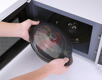 Silicone Microwave Steamer Collapsible Cooker for Vegetables Fish Prep Meal