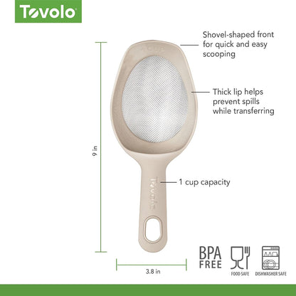 Tovolo, Scoop And Sift 1 Cup Charcoal
