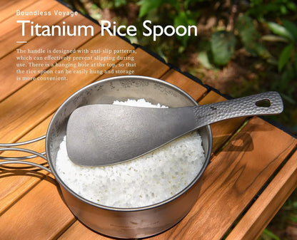Boundless Voyage Titanium Spatula Rice Shovel Thickened 1079T
