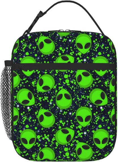 Dinosaur Volcano Insulated Lunch Bag for Women & Men, Reusable Leak-Proof Lunch Box with Cooler Compartment, Lunch Tote for Adults Work Travel Picnic Durable & Washable
