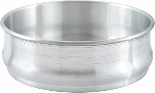 Winco 96 oz Stackable Aluminum Dough Pan