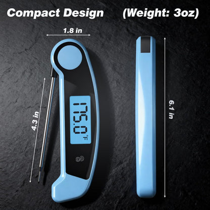 Oven Thermometer 2.75-Inch Dual Scale, 50-300°C/100-600°F, NSF 2‑Pack