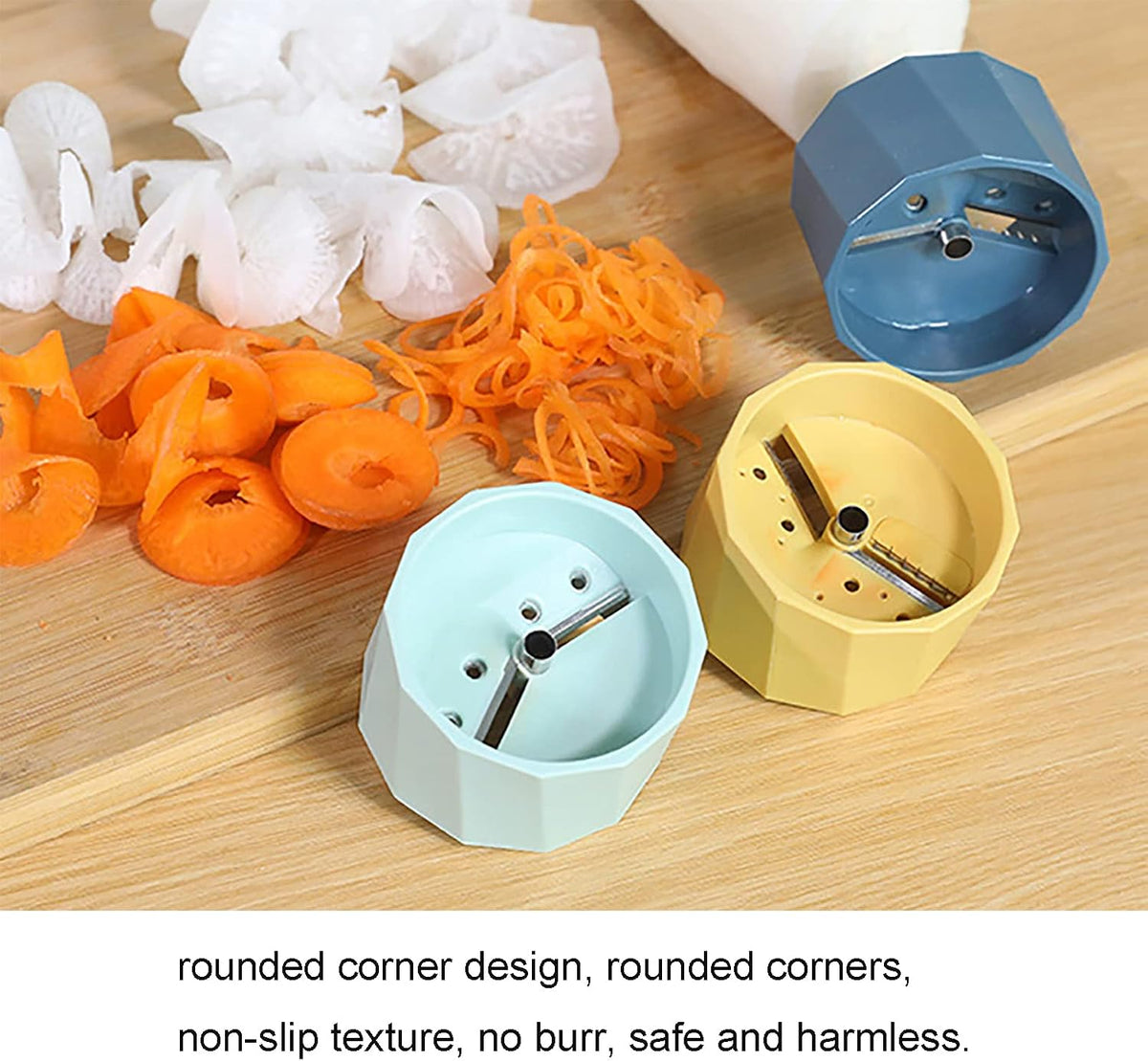 Mini Spiralizer Vegetable Slicer, Zucchini Spiralizer, Small Spiral Zester