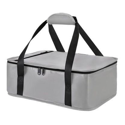 Bodaon Insulated Casserole Carrier Bag, Fits 9x13 and 11x15 Inch Baking Dish with Lid, Casserole Carriers for Hot or Cold Food for Transport, Thermal Lasagna Potluck Warmer Travel Tote, Black
