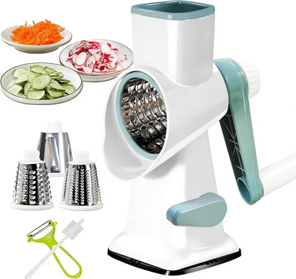 Dachenus Cheese Grater Rotary Cheese Grater,Versatile Cheese Shredder