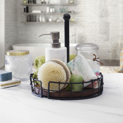 Pfaltzgraff Anvil Cage Condiment Table Caddy