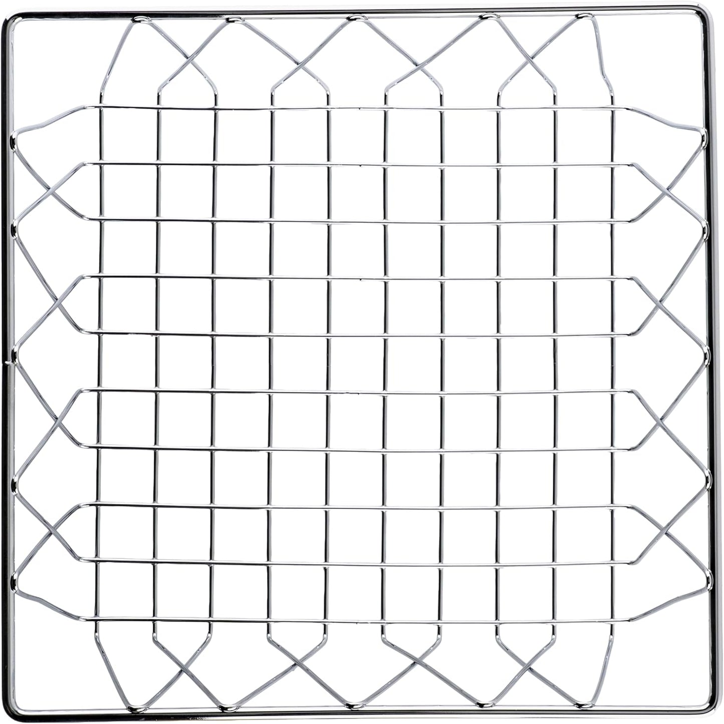 G.E.T. WB-315-MG Heavy Duty Iron Wire Utility Storage Basket/Bin with Handles, 11" x 8" x 8"