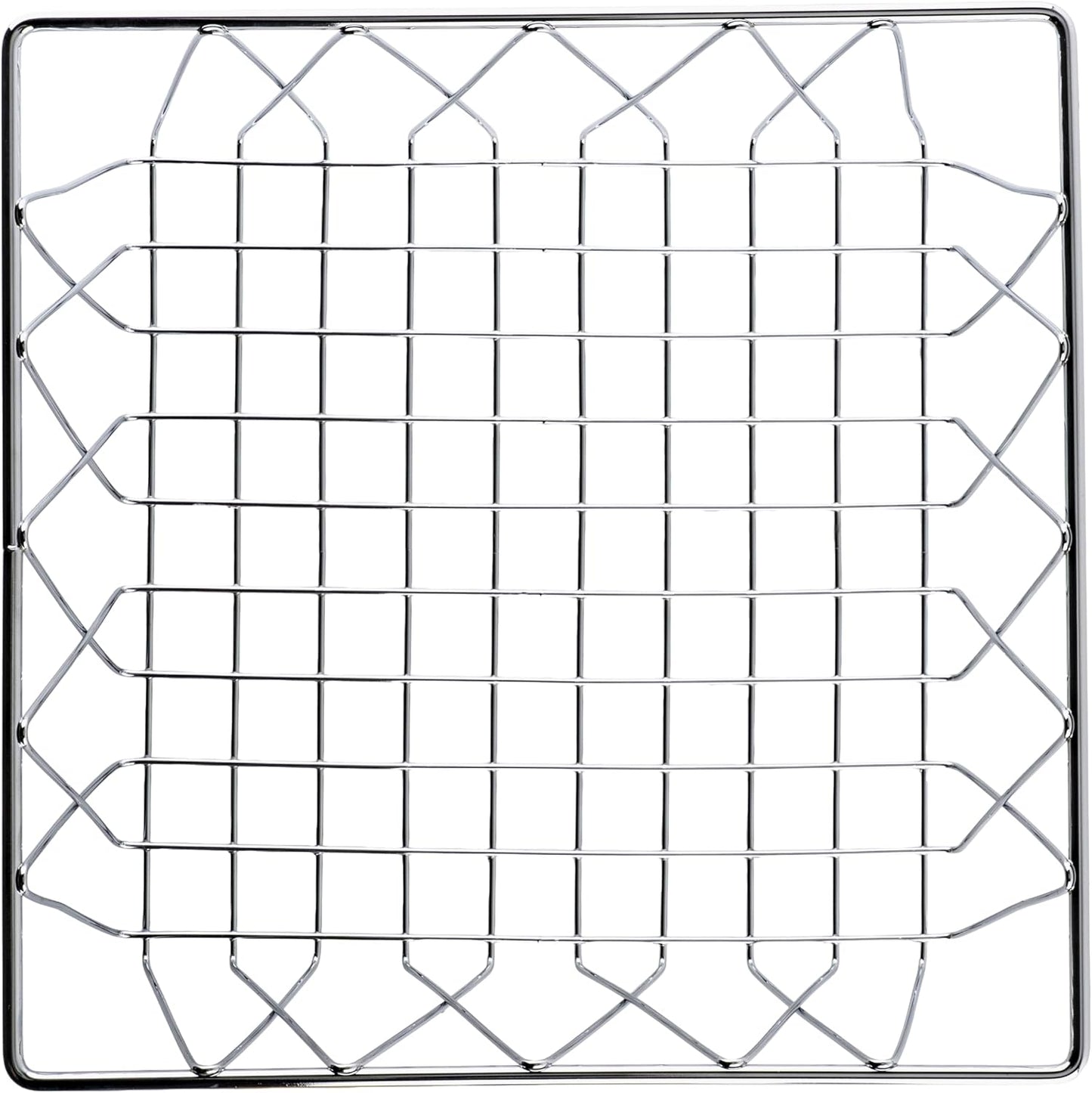 G.E.T. WB-315-MG Heavy Duty Iron Wire Utility Storage Basket/Bin with Handles, 11" x 8" x 8"