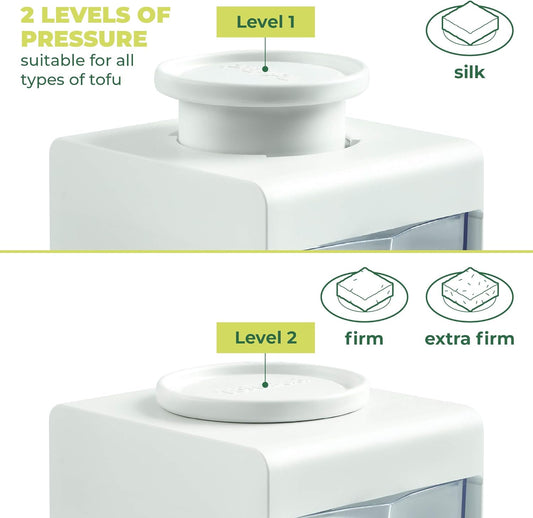TofuBud Tofu Press, Dishwasher Safe | Firm, Even Tofu in 15 to 20 Min