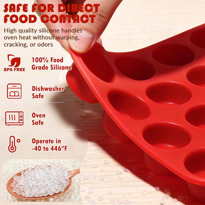 HKNMTT Silicone Muffin Pan for Baking, Cupcake Egg bites Brownie Mold 12 Cup Regular Size, Oven Safe BPA Free kitchen Appliances