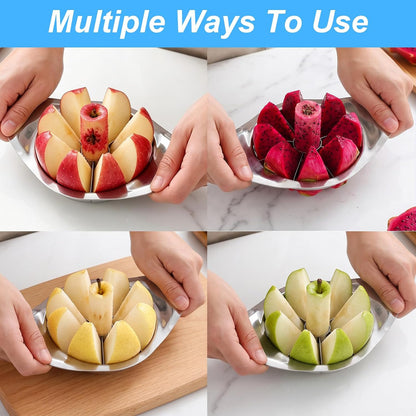 Apple Slicer Corer Cutter Apple Corer Tool Heavy Duty Fruit Divider