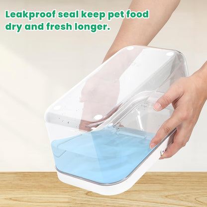 TBMax Dog Cat Food Storage Container 12Lbs with Airtight Flip-up Lid, Large Pet Food Dog Treat Container with Scoop, Airtight Food Storage Bin for Kitchen Organization