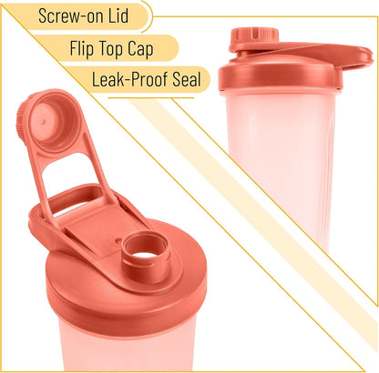 Mr. Pen- Shaker Bottles for Protein Mixes with Twist Cap, 28 oz