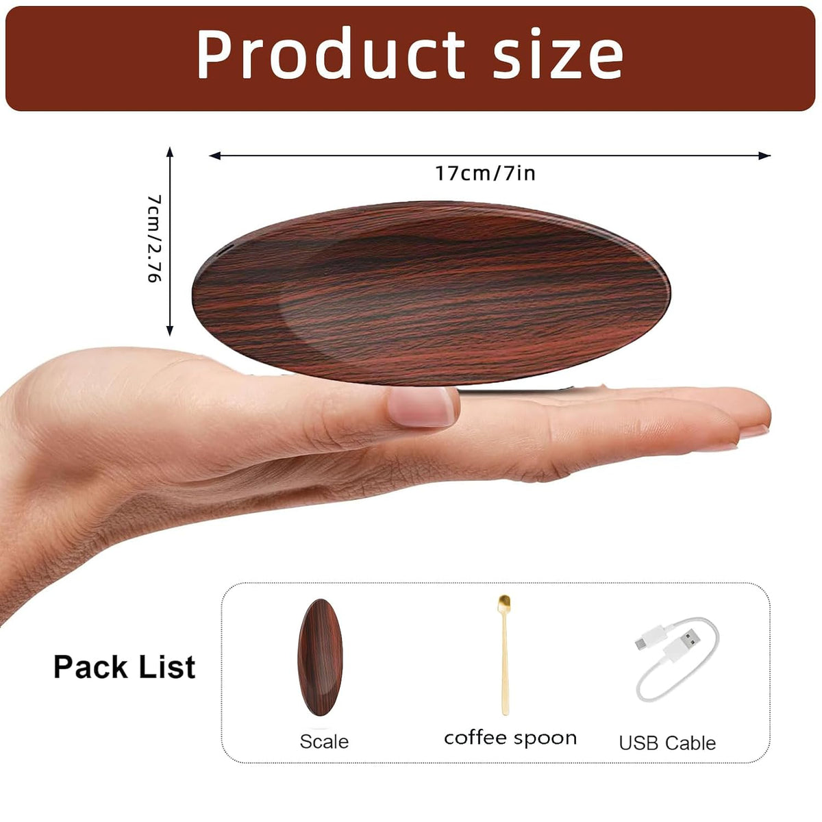 0.1g Rechargeable Portable Tea Scale - Coffee & Loose Leaf