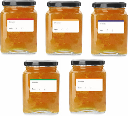 Hybsk Removable Freezer Food Labels for Jars Easy Peel Off - Frozen Food Storage Labels that Leave No Sticky Residue After Use (Type 2)