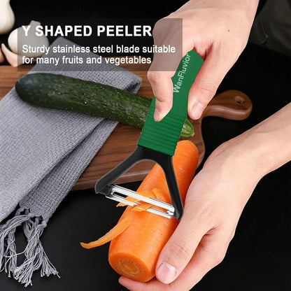 Peelers for Kitchen, Swivel Vegetable Peeler and Y-Shaped Potato Peeler