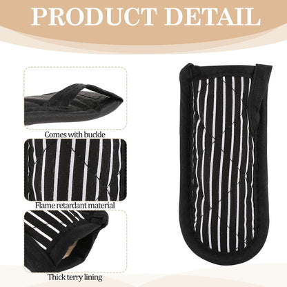 4 PCS Hot Handle Covers, Heat Resistant Pan Handle Sleeve, Machine Washable Handles Mitts Non Slip Cast Iron Skillet Holder Covers for Home Kitchen BBQ Baking Cookware(Classic Styles)