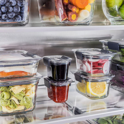 10-Piece Airtight Food Storage Containers Set, Leakproof with Lids, BPA-Free Clear Plastic Storage Containers for Kitchen Pantry Organization, Meal Prep, Leftovers – Microwave & Dishwasher Safe