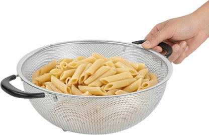 Restaurantware 6 qt Stainless Steel Over The Sink Colander
