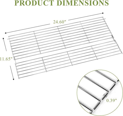 Utheer 2-Pack Griddle Warming Rack for Blackstone 28" Griddles, Stainless Steel Flat Top Grill Accessories | Reversible Rack Adds Prep Space, Foldable Clip-On Design Expands Cooking & Holding Area
