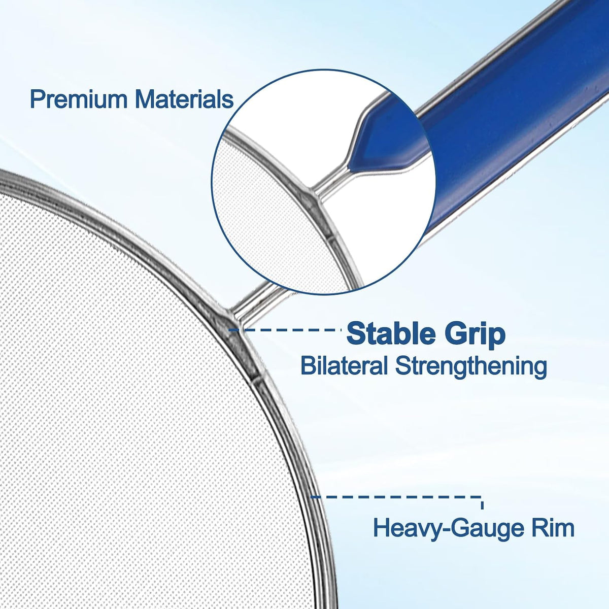 2 Pack Splatter Screen for Frying Pan, 8 InGrease Splatter Screen