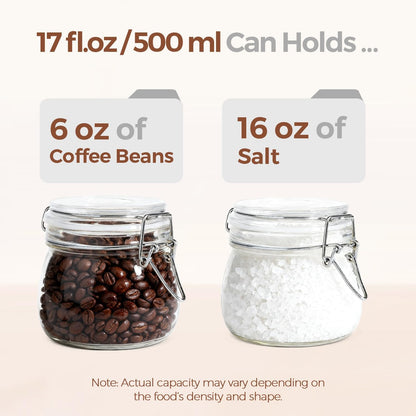ComSaf Glass Pantry Jars with Airtight Lids 0.7 Gallon 2 Pack Wide Mouth | Flour sugar rice, Sourdough pickling, Pantry organization, Scoop included, Baking supplies, Bulk food storage, Large capacity