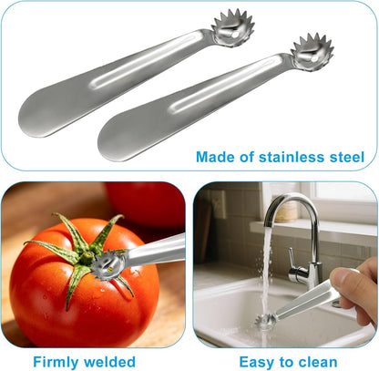 5 Pcs Tomato Stem Corer, Strawberry Huller