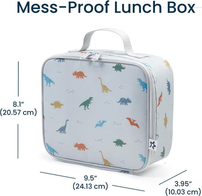 Tiny Twinkle Insulated Lunch Box for Girls and Boys | Durable and Reusable for School & Travel | Ages 3 and Up | Waterproof and Easy to Clean | PFAs and BPA Free（Boho Rainbow）