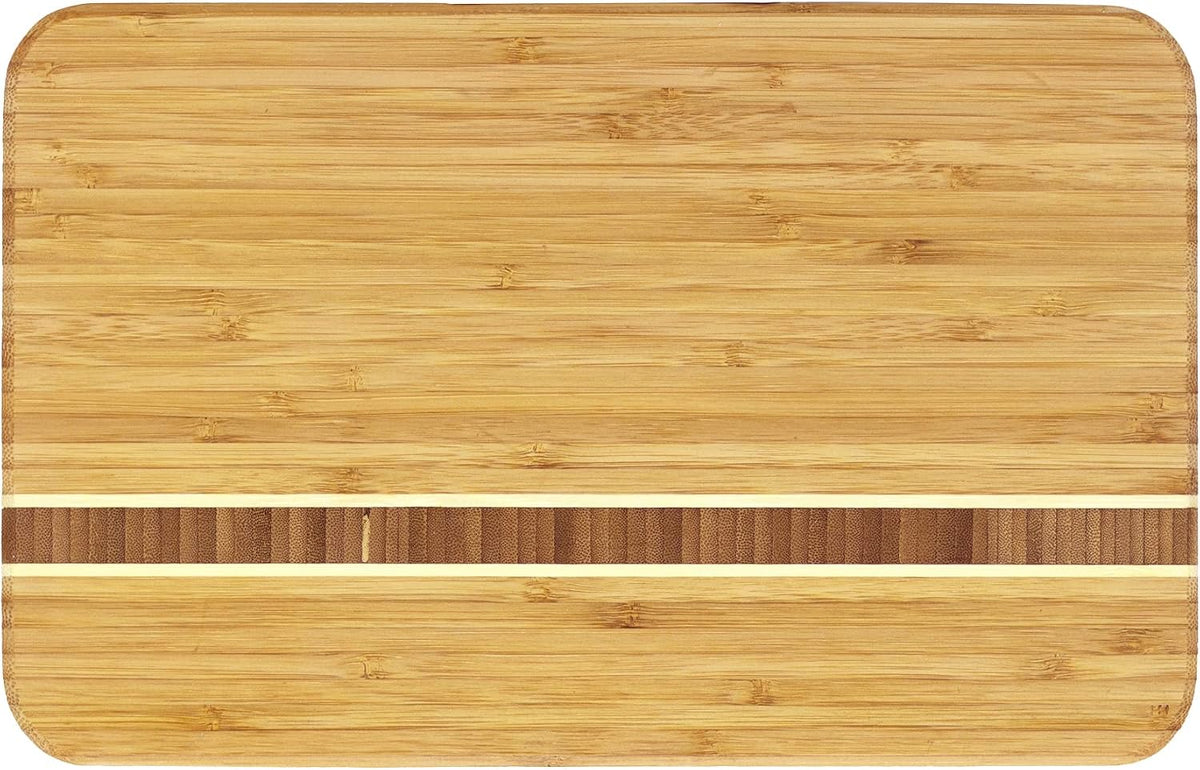 Totally Bamboo Barbados Small Bamboo Cutting Board, 9 x 6.5 Inches