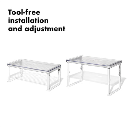 OXO Good Grips Fridge Organization Bin 5 in x 14 in - for Yogurt Cups, Small Produce, Berry Bins and More