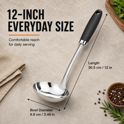 Stainless Steel Slotted Turner Spatula, Metal Spatula for Cast Iron & Stainless Steel Pans, Thin Edge Kitchen Turner for Eggs, Pancakes, Burgers, Dishwasher Safe