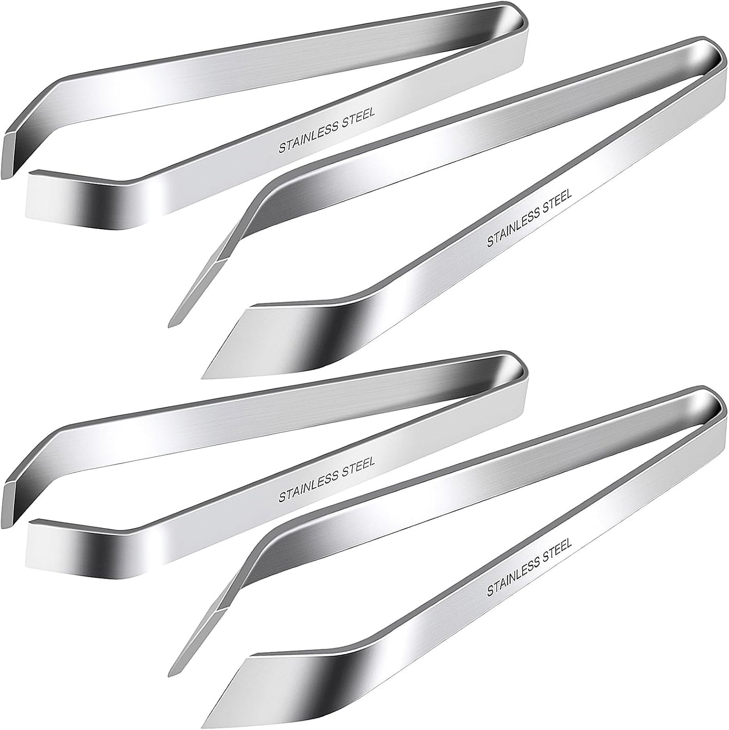 Fish Bone Tweezers, Professional Stainless Steel Flat and Slant Pliers Set for Kitchen Salmon Trout, 1 SET