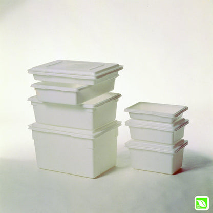 Rubbermaid Commercial Products Polycarbonate Food Storage Box/Tote, 2 Gallon, Clear, for Restaurant/Kitchen/Cafeteria